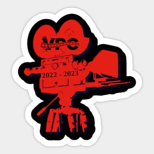 Red Camera Sticker